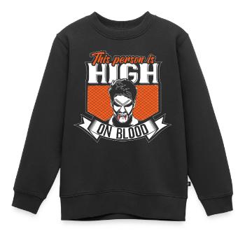 Halloween Vampir Vampiress Horror - Kinder Premium Organic Sweatshirt - Schwarz - Vorne - AI Model Kid Female (0cm)