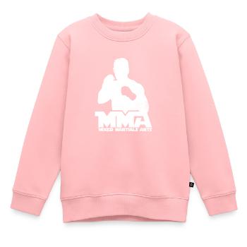 MMA-Logo-Kämpfer - Kinder Premium Organic Sweatshirt - Rosa - Vorne - AI Model Kid Female (0cm)