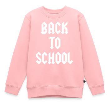 Back To School Schulanfang Schulbeginn - Kinder Premium Organic Sweatshirt - Rosa - Vorne - AI Model Kid Female (0cm)