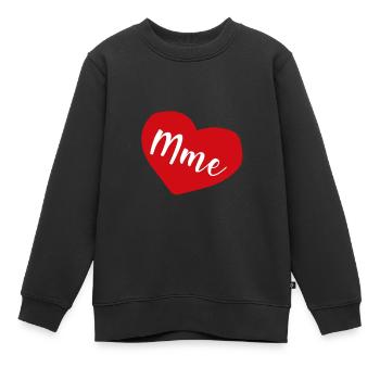 Frau Ehepaar - Kinder Premium Organic Sweatshirt - Schwarz - Vorne - AI Model Kid Female (0cm)