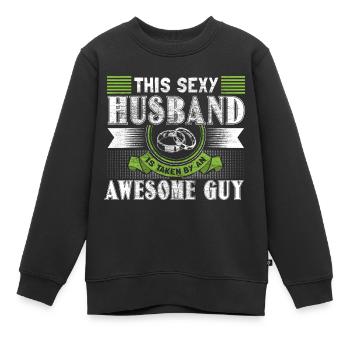 Homo Ehe Partnerschaft - Kinder Premium Organic Sweatshirt - Schwarz - Vorne - AI Model Kid Female (0cm)
