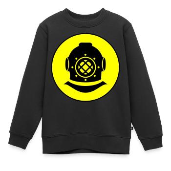 Apnoe Tauchen Kreis - Kinder Premium Organic Sweatshirt - Schwarz - Vorne - AI Model Kid Female (0cm)