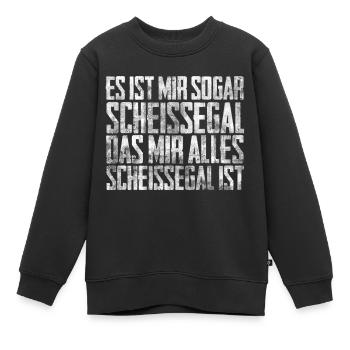 Sprüche gegen Sucht und Abstinenz - Kinder Premium Organic Sweatshirt - Schwarz - Vorne - AI Model Kid Female (0cm)