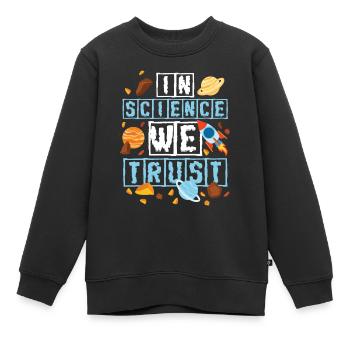 Space Shuttle Raumanzug Raumfahrtschiff Rakete - Kinder Premium Organic Sweatshirt - Schwarz - Vorne - AI Model Kid Female (0cm)