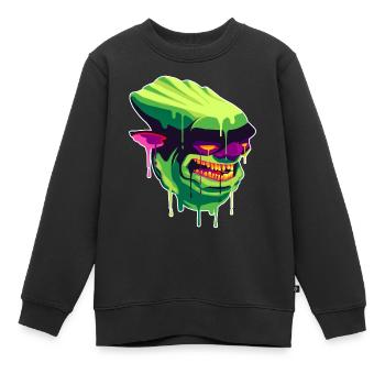 Un monstre Homunculus effrayant et magnifique - Sweat Premium enfant bio - noir - Devant - AI Model Kid Female (0cm)