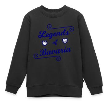 Les légendes bavaroises - Sweat Premium enfant bio - noir - Devant - AI Model Kid Female (0cm)