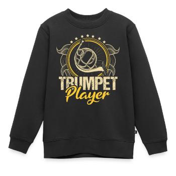 Chapelle de la Trompette - Sweat Premium enfant bio - noir - Devant - AI Model Kid Female (0cm)