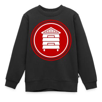 Honig Imker - Kinder Premium Organic Sweatshirt - Schwarz - Vorne - AI Model Kid Female (0cm)