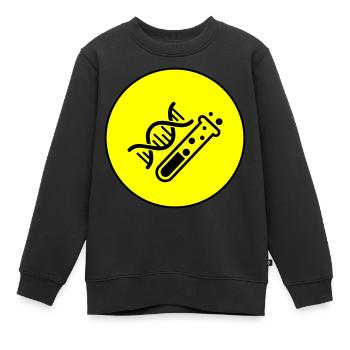Reagenzglas chemie - Kinder Premium Organic Sweatshirt - Schwarz - Vorne - AI Model Kid Female (0cm)