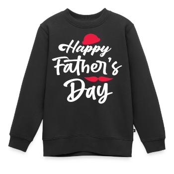 Vatertag - Kinder Premium Organic Sweatshirt - Schwarz - Vorne - AI Model Kid Female (0cm)