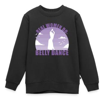 Danse du ventre Danseuse du ventre Danseur Cadeau - Sweat Premium enfant bio - noir - Devant - AI Model Kid Female (0cm)
