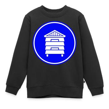 Honig Imker - Kinder Premium Organic Sweatshirt - Schwarz - Vorne - AI Model Kid Female (0cm)