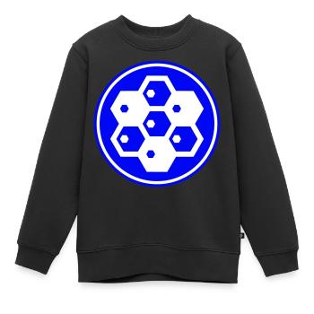 Symbole de l’apiculteur - Sweat Premium enfant bio - noir - Devant - AI Model Kid Female (0cm)