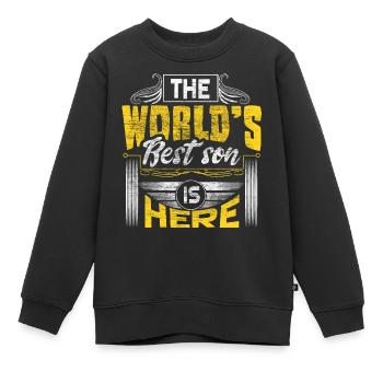 Sohn Söhne Geburtstag Geschenk - Kinder Premium Organic Sweatshirt - Schwarz - Vorne - AI Model Kid Female (0cm)