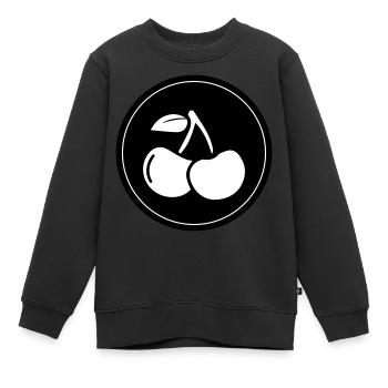 Cerise - Sweat Premium enfant bio - noir - Devant - AI Model Kid Female (0cm)