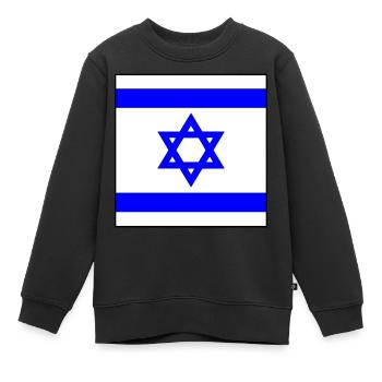 Israël - Sweat Premium enfant bio - noir - Devant - AI Model Kid Female (0cm)