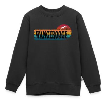 Insel wangerooge ostfriesland - Kinder Premium Organic Sweatshirt - Schwarz - Vorne - AI Model Kid Female (0cm)