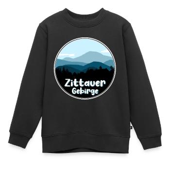 Zittauer Gebirge - Kinder Premium Organic Sweatshirt - Schwarz - Vorne - AI Model Kid Female (0cm)