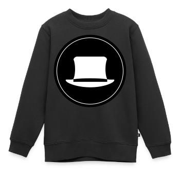 Cercle cylindrique du marié - Sweat Premium enfant bio - noir - Devant - AI Model Kid Female (0cm)