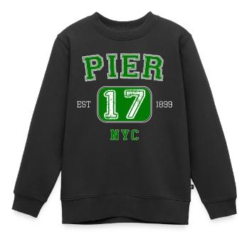 Pier 17 Geschenk Athletic Design Geschenk - Kinder Premium Organic Sweatshirt - Schwarz - Vorne - AI Model Kid Female (0cm)