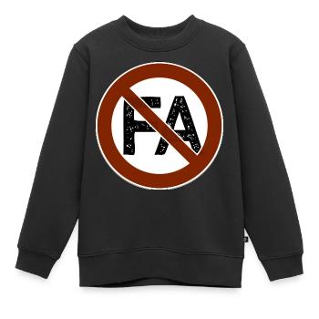 Antifa Italie Italie - Sweat Premium enfant bio - noir - Devant - AI Model Kid Female (0cm)