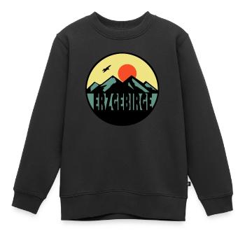 Erzgebirge - Kinder Premium Organic Sweatshirt - Schwarz - Vorne - AI Model Kid Female (0cm)