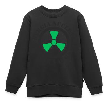 Kernkraft, Ja bitte - Kinder Premium Organic Sweatshirt - Schwarz - Vorne - AI Model Kid Female (0cm)