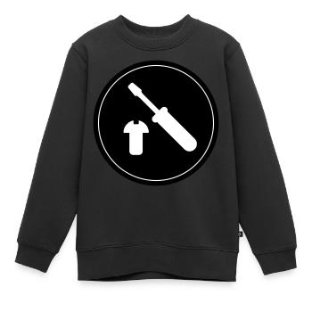 Symbole du tournevis - Sweat Premium enfant bio - noir - Devant - AI Model Kid Female (0cm)