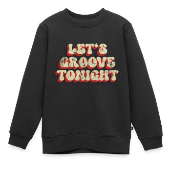 Groove ce soir - Sweat Premium enfant bio - noir - Devant - AI Model Kid Female (0cm)