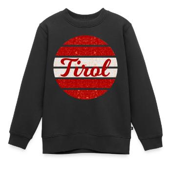 Die Tiroler - Kinder Premium Organic Sweatshirt - Schwarz - Vorne - AI Model Kid Female (0cm)