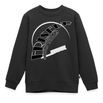 Friseur Rasiermesser Salon - Kinder Premium Organic Sweatshirt - Schwarz - Vorne - AI Model Kid Female (0cm)
