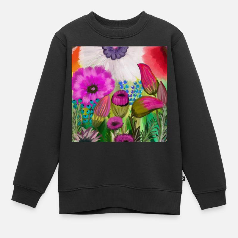 Eclosion - Sweat Premium enfant bio - noir