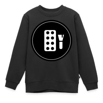 Make Up Cosmetics - Kids Premium Organic Sweatshirt - black - Front - AI Model Kid Female (0cm)