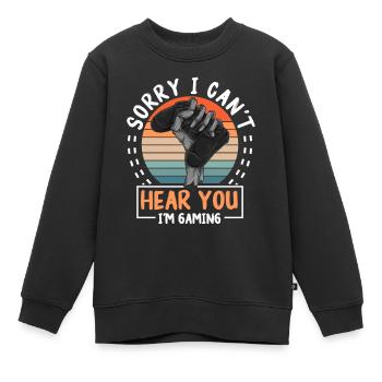 E-Sports Online Computer Game Game - Kids Premium Organic Sweatshirt - black - Front - AI Model Kid Female (0cm)