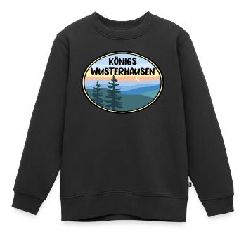 Königs wusterhausen - Kinder Premium Organic Sweatshirt - Schwarz - Vorne - AI Model Kid Female (0cm)