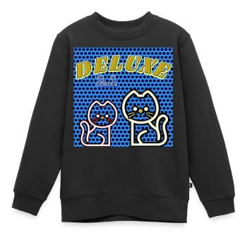 Deluxe 2.1 - Image - 2023 - Sweat Premium enfant bio - noir - Devant - AI Model Kid Female (0cm)