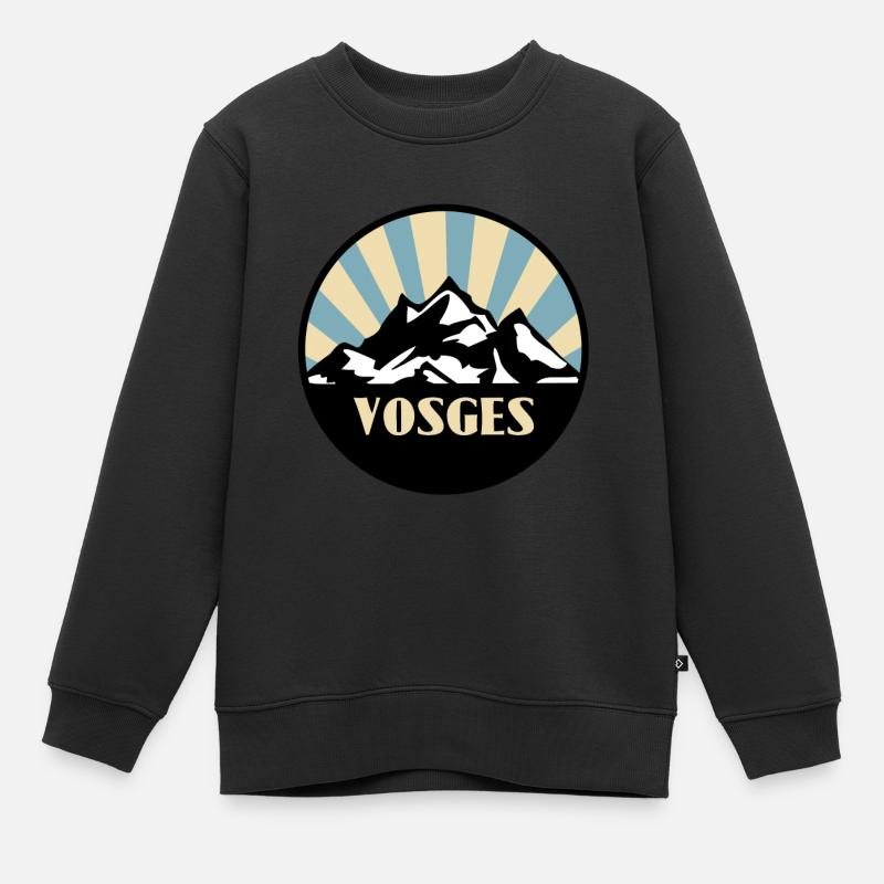 Vosges - Kinder Premium Organic Sweatshirt - Schwarz