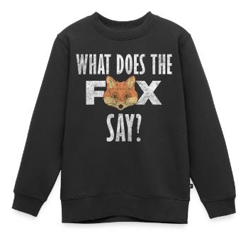 Wald Schlau Wildnis - Kinder Premium Organic Sweatshirt - Schwarz - Vorne - AI Model Kid Female (0cm)