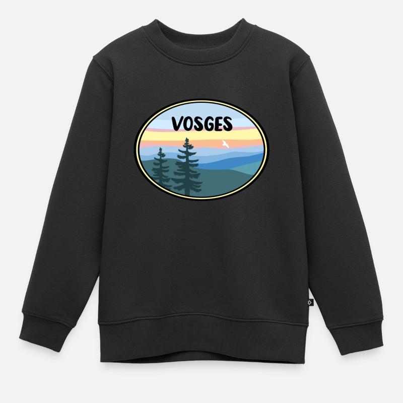 Vosges - Kinder Premium Organic Sweatshirt - Schwarz