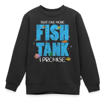Fische Aquarianer Unter Wasser - Kinder Premium Organic Sweatshirt - Schwarz - Vorne - AI Model Kid Female (0cm)