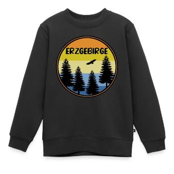 Erzgebirge - Kinder Premium Organic Sweatshirt - Schwarz - Vorne - AI Model Kid Female (0cm)