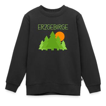 Erzgebirge - Kinder Premium Organic Sweatshirt - Schwarz - Vorne - AI Model Kid Female (0cm)