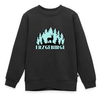 Erzgebirge - Kinder Premium Organic Sweatshirt - Schwarz - Vorne - AI Model Kid Female (0cm)