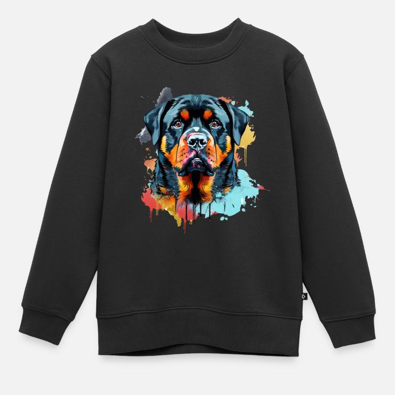 Rottweiler - Kinder Premium Organic Sweatshirt - Schwarz