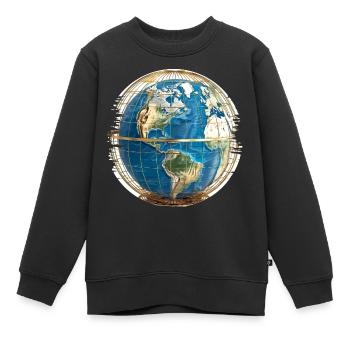 Wir sind im goldenen Käfig gefangen - Kinder Premium Organic Sweatshirt - Schwarz - Vorne - AI Model Kid Female (0cm)