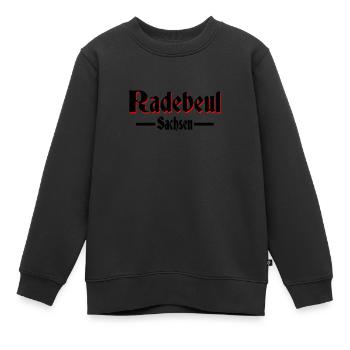 Radebeul - Kinder Premium Organic Sweatshirt - Schwarz - Vorne - AI Model Kid Female (0cm)