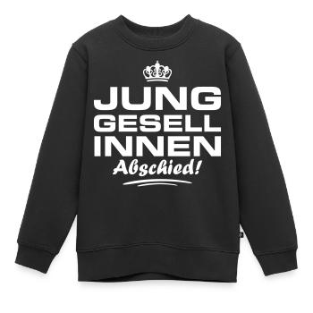 Junggesellinnen Abschied Jga - Kinder Premium Organic Sweatshirt - Schwarz - Vorne - AI Model Kid Female (0cm)