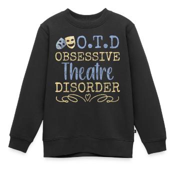 Bühne Schauspielerin Künstler - Kinder Premium Organic Sweatshirt - Schwarz - Vorne - AI Model Kid Female (0cm)