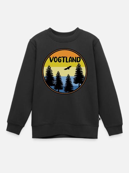 Vogtland - Kinder Premium Organic Sweatshirt - Schwarz