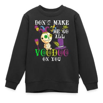 Mardi Gras Parade Perlen Dienstag - Kinder Premium Organic Sweatshirt - Schwarz - Vorne - AI Model Kid Female (0cm)